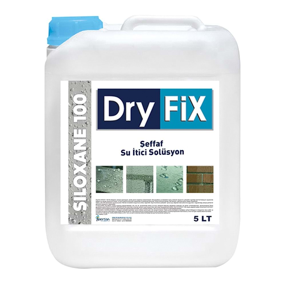 DryFix Siloxane 100 Su İtici Solüsyon 5 Lt