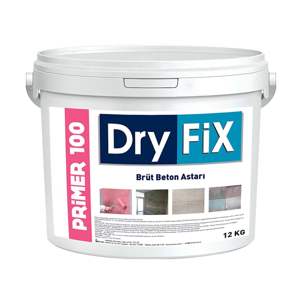 DryFix Primer 100 Brüt Beton Astarı 12 Kg
